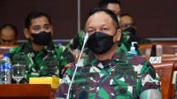 KSAU Dampingi Jendral TNI Andika Perkasa Raker di DPR 15