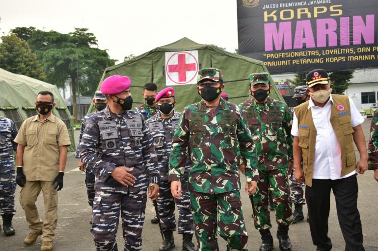 Pasca Gempa Dasyat di Cianjur, Korps Marinir Dirikan Rumah Sakit Darurat