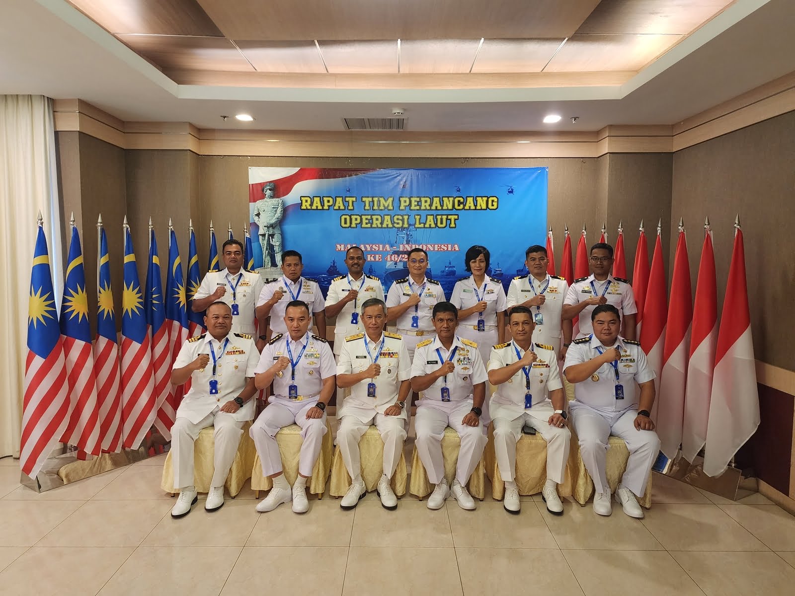 Perkuat Kerjasama Pengamanan Perairan antar Negara, TNI AL dan TDLM Bentuk TPOL